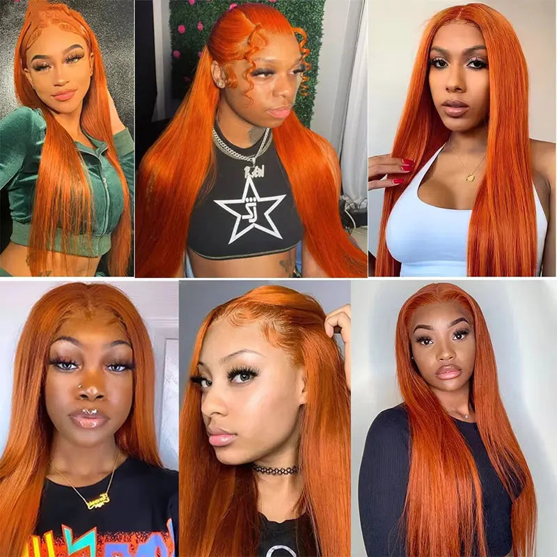 Ginger Human Hair Wig