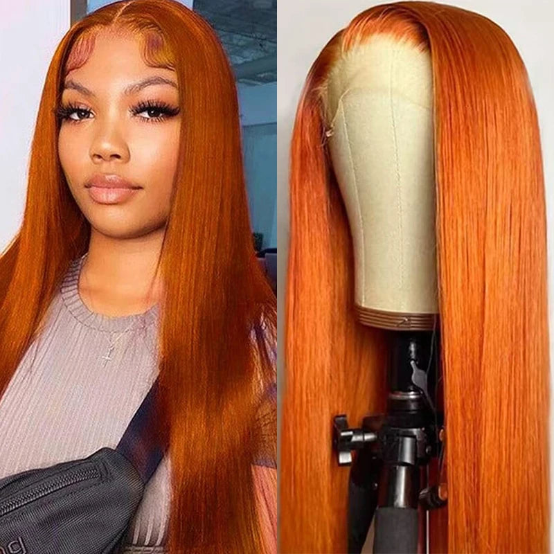 Ginger Human Hair Wig