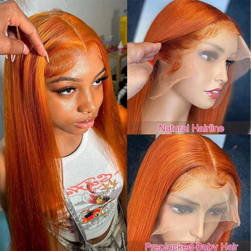 Ginger Human Hair Wig
