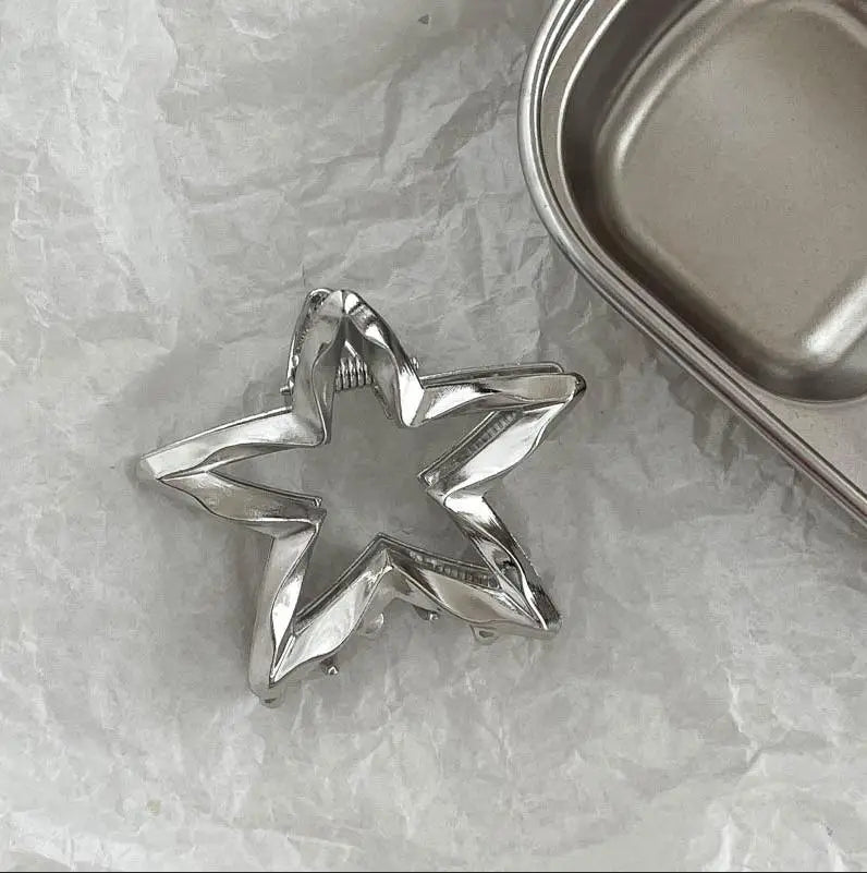 Y2K Metal Safety Pin Hair Clip