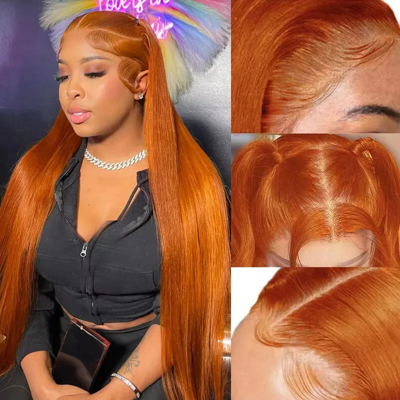 Ginger Human Hair Wig