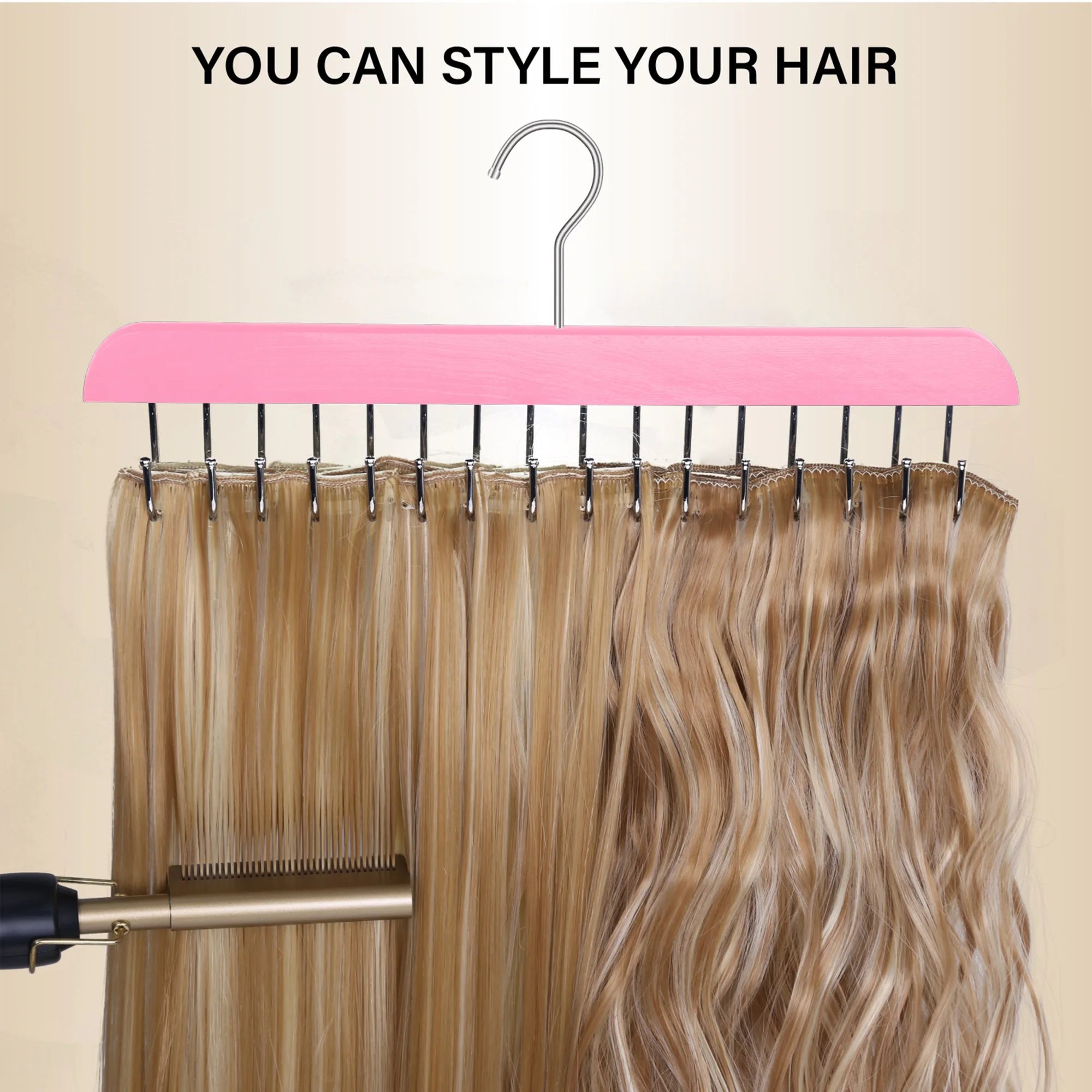 Hair Rack and Hanger Bundle