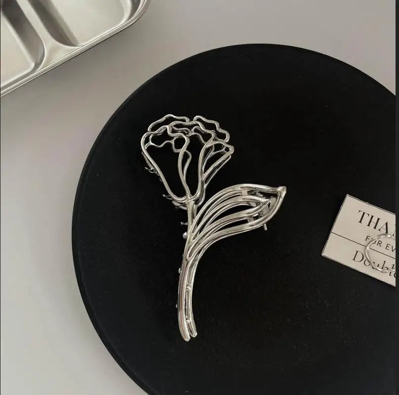 Y2K Metal Safety Pin Hair Clip