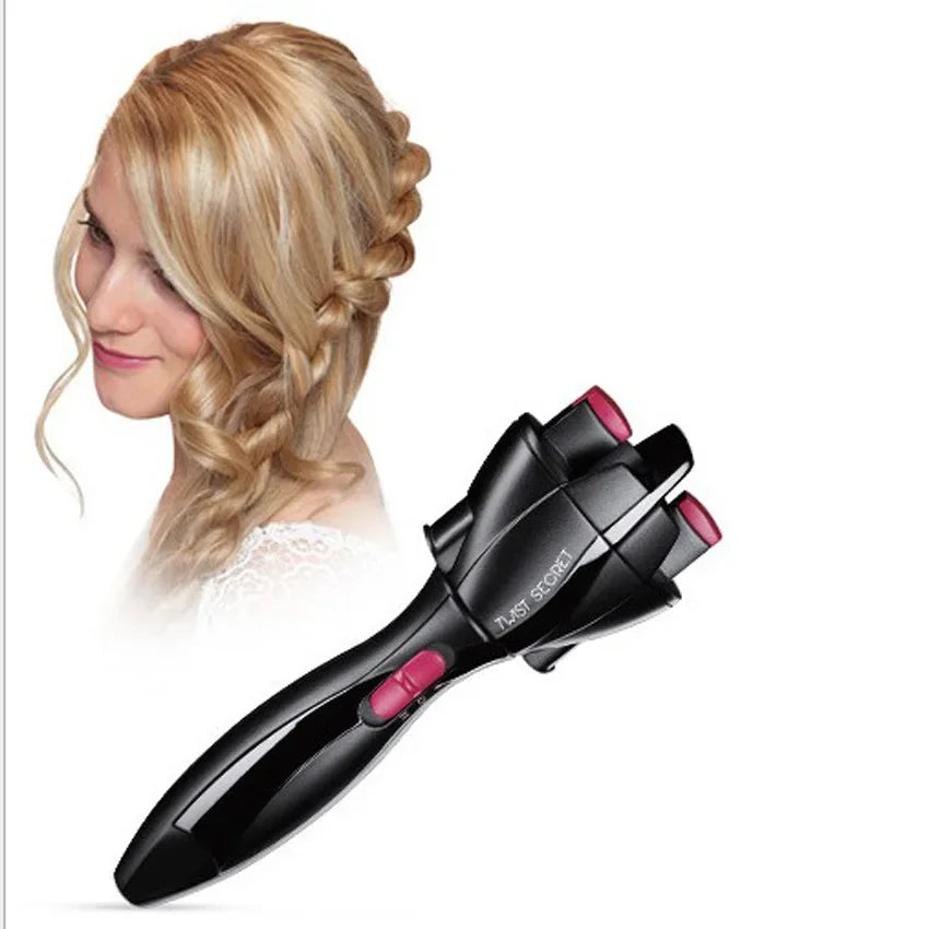 Electric Hair Braider & Two Strands Twist Styling Tool