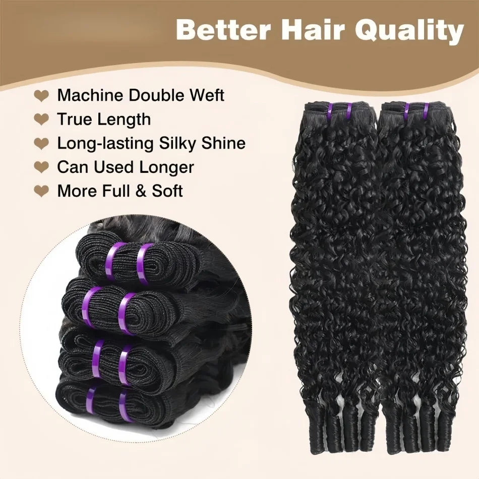 Raw Burmese Curly Bundles