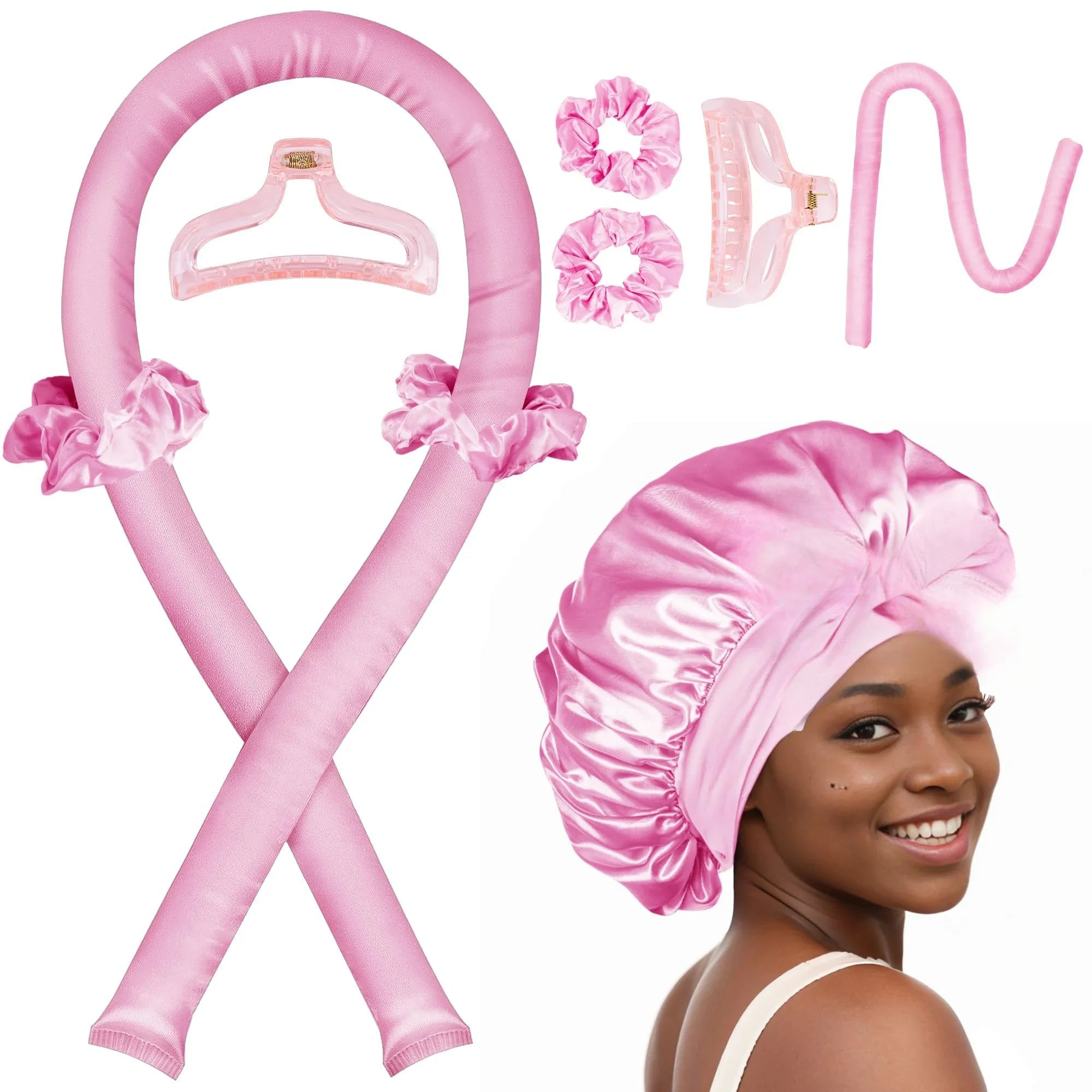 Satin Heatless Curling Rod Set