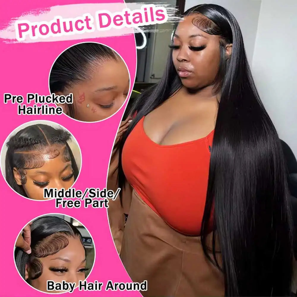 Glueless Brazilian Straight Wig
