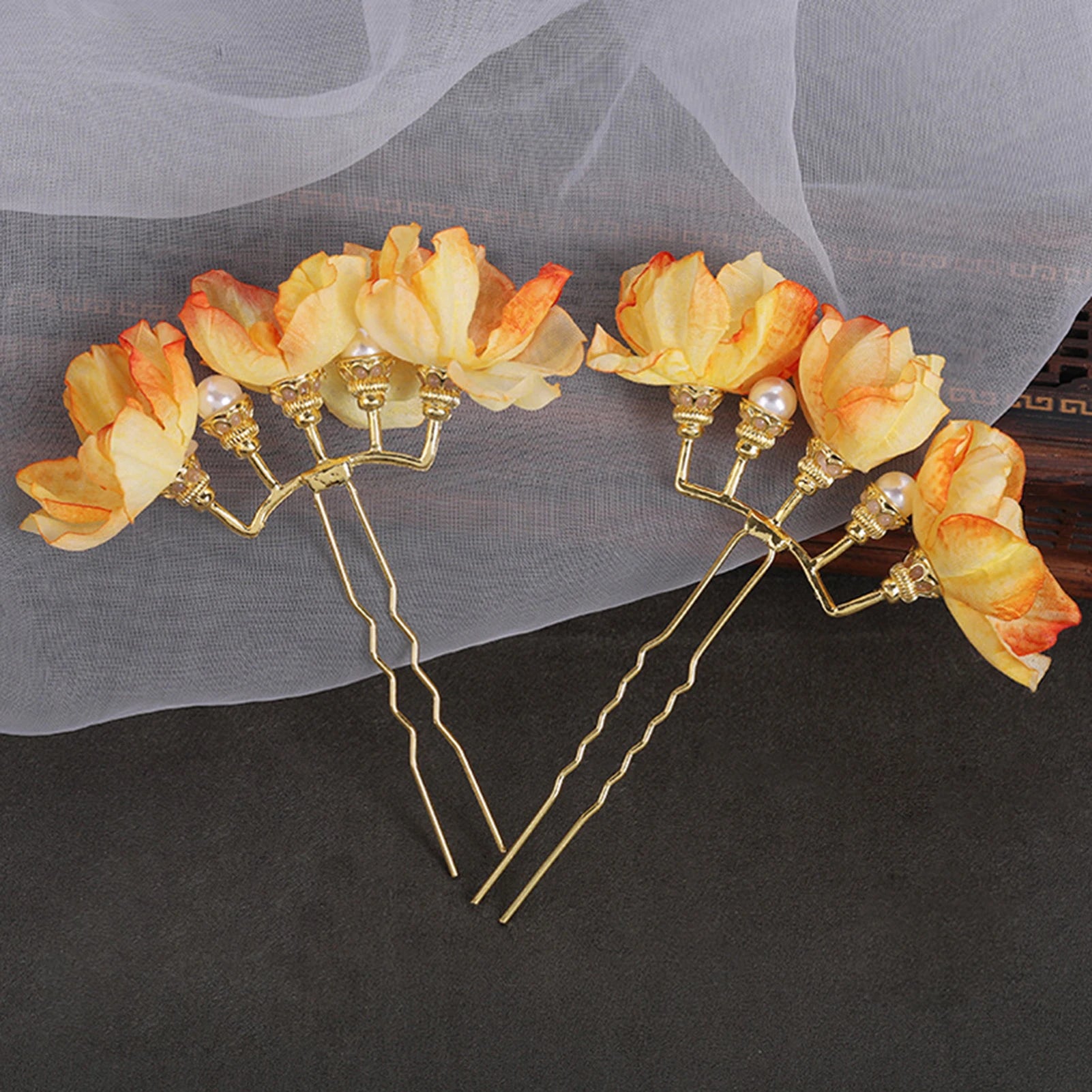 Vintage Hair Sticks U-Shaped Hairpins