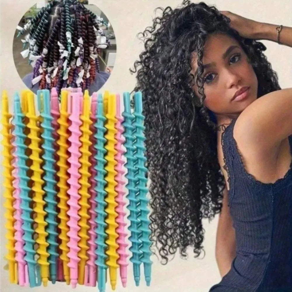 20Pcs Set Heatless Spiral Curls