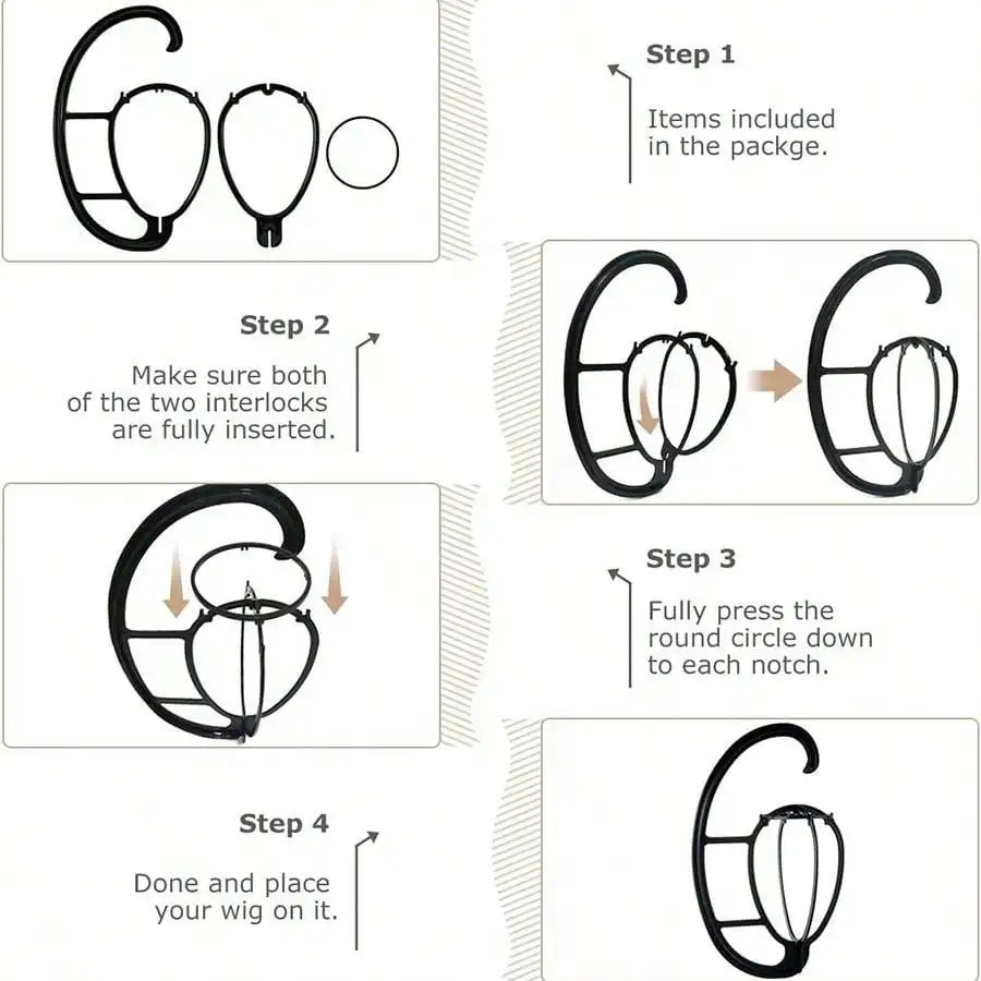 Portable Hanging Wig Stand