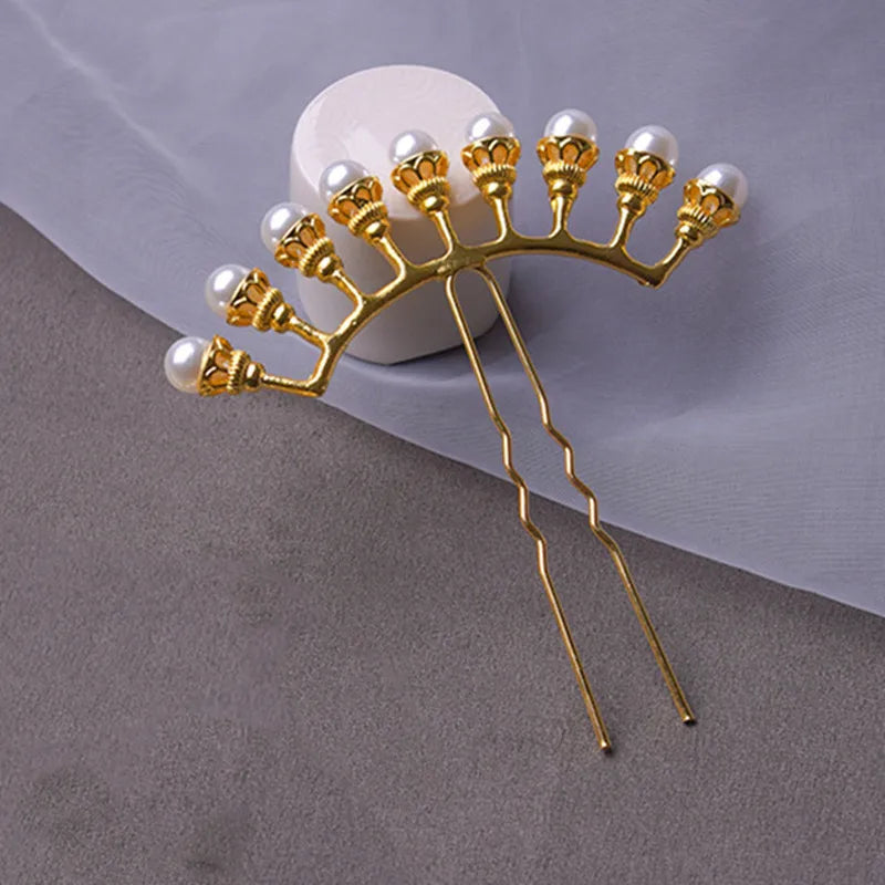 Vintage Hair Sticks U-Shaped Hairpins