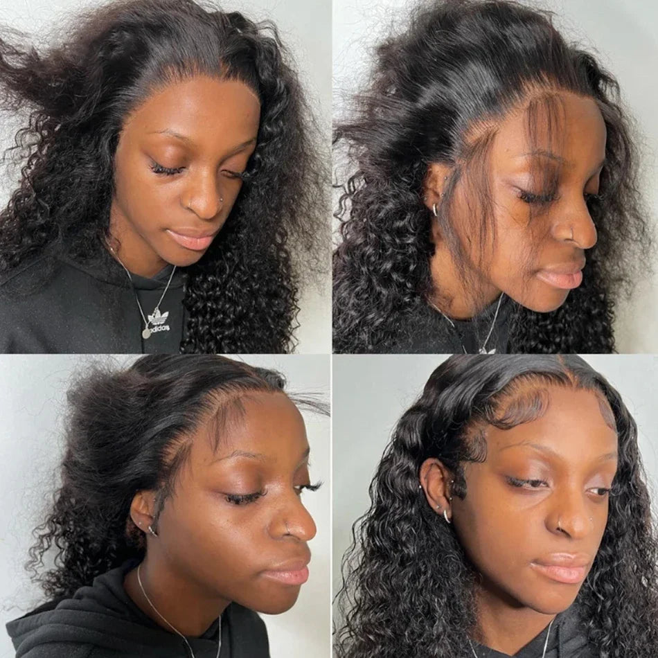 Glueless Water Wave Brazilian Bob Wig