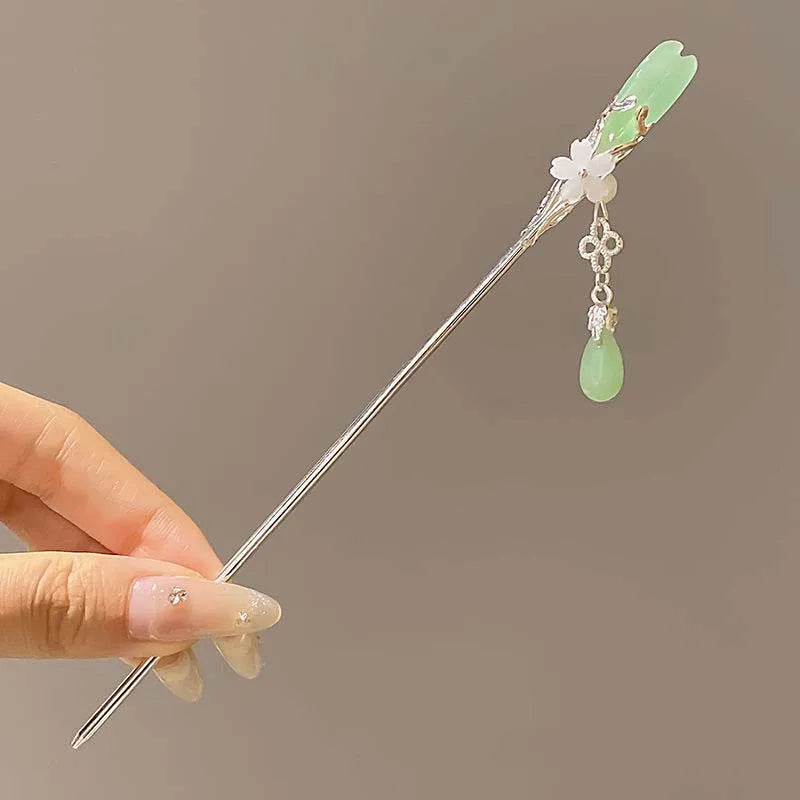 Bamboo Tassel Hair Stick